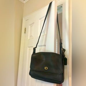 Vintage Leather Coach Bag
